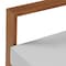 Alaterre Furniture Grafton Eucalyptus 3-Seat Outdoor Bench with Gray Cushions ANGT03EBO - alternate 8